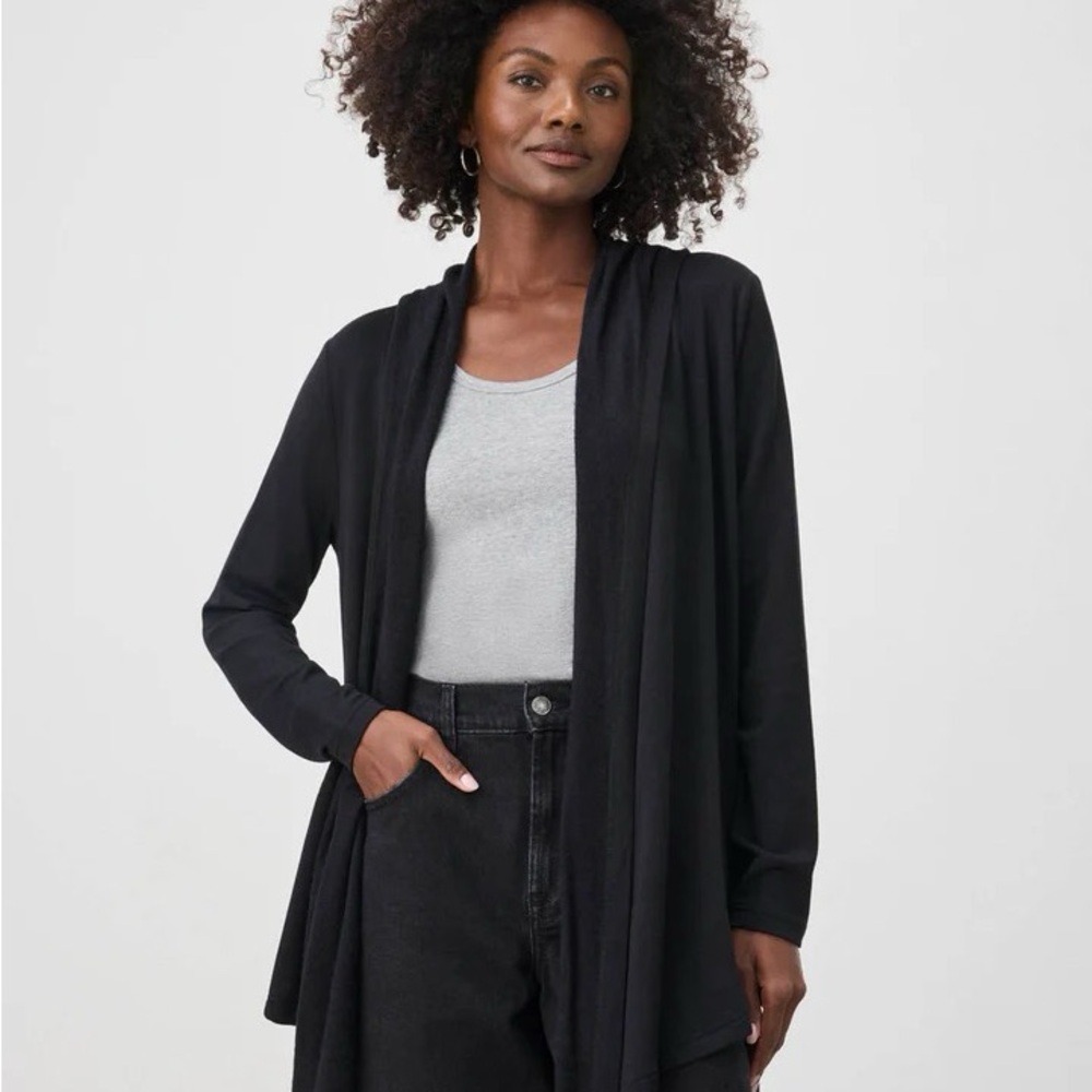 Black Hooded Sweater